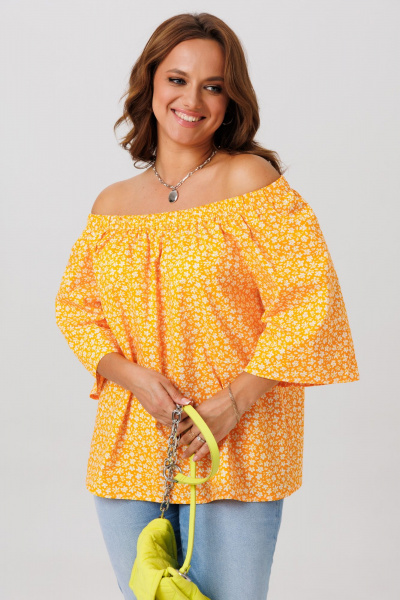 Блуза Anastasia 1251 оранжевый - фото 2