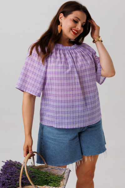 Блуза Anastasia 1252.1 лаванда - фото 9