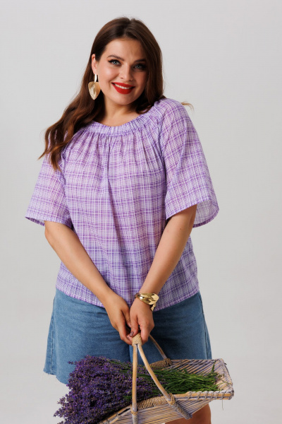 Блуза Anastasia 1252.1 лаванда - фото 1