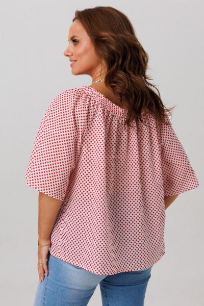 Блуза Anastasia 1252 красный - фото 2