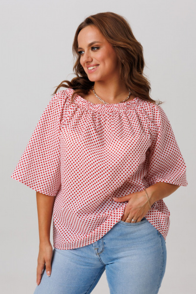 Блуза Anastasia 1252 красный - фото 7