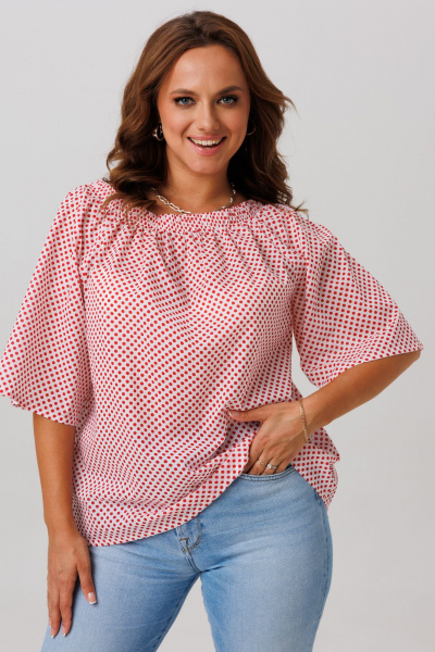 Блуза Anastasia 1252 красный - фото 6