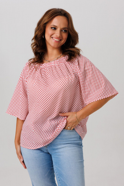 Блуза Anastasia 1252 красный - фото 5