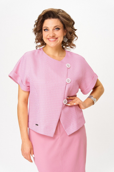 Жакет, юбка Michel chic 1422 розовый - фото 3