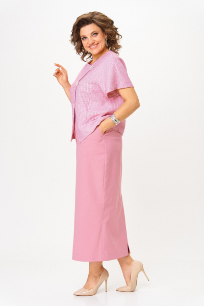 Жакет, юбка Michel chic 1422 розовый - фото 5