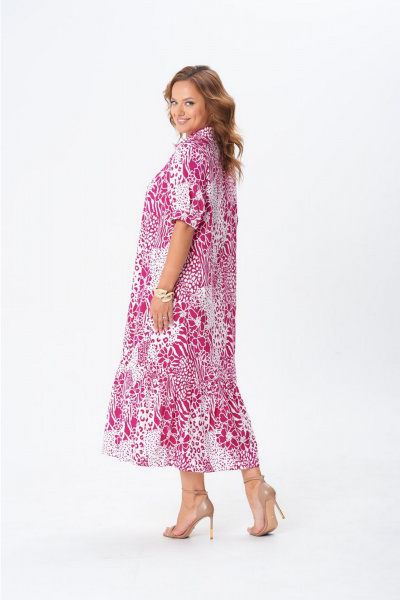 Платье Gizart 5126 фуксия - фото 9