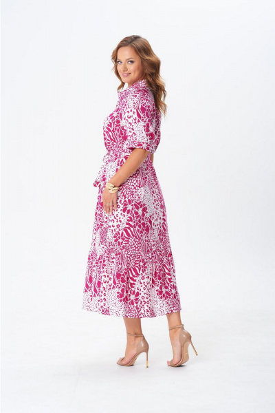 Платье Gizart 5126 фуксия - фото 4