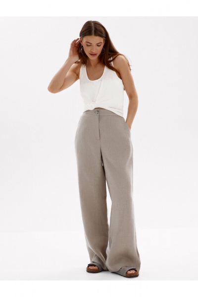 Брюки SHLOMO 2-10 светло-серый - фото 1