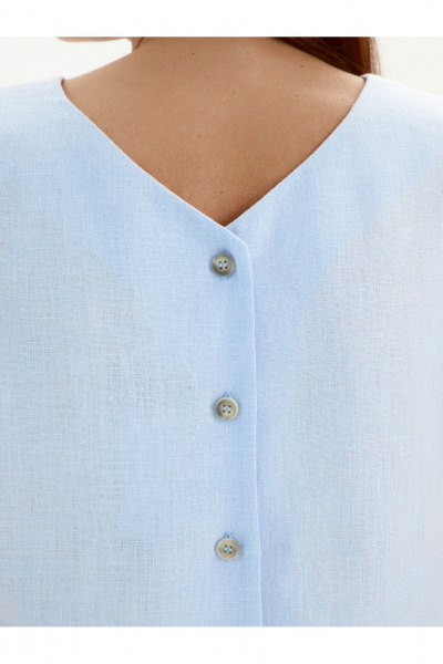 Блуза SHLOMO 3-4 голубой - фото 8