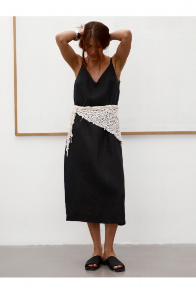 Платье SHLOMO 4-11 черный - фото 4