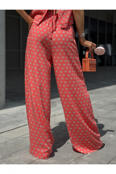 Блуза, брюки Dilana VIP 2111 розовый_принт - фото 7