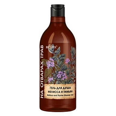 Гель для душа Belita На отварах трав-Гель для душа "Мелисса и тимьян" - фото 1