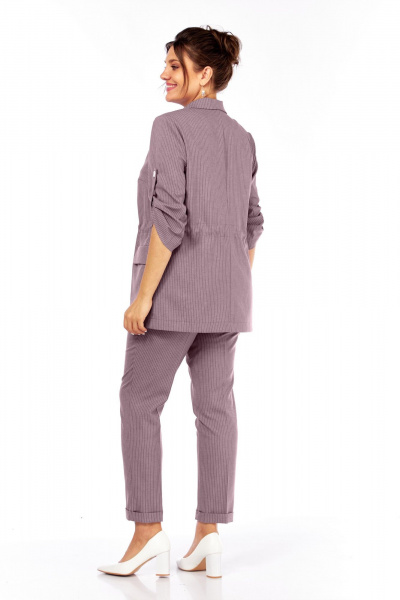 Блуза, брюки, жакет Ольга Стиль С-944 бежевый - фото 6