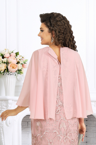 Платье Ninele 6062 пудра - фото 17