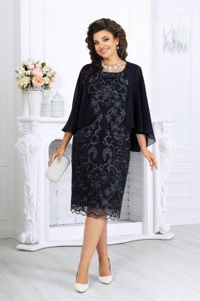 Платье Ninele 6062 синий - фото 14