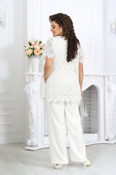 Блуза, брюки, джемпер Ninele 6075 молочный - фото 18