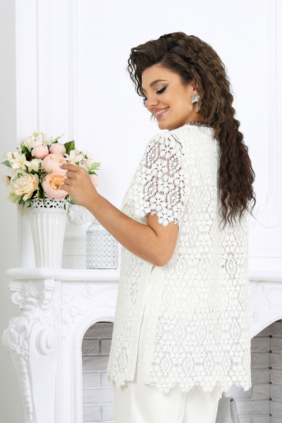 Блуза, брюки, джемпер Ninele 6075 молочный - фото 20