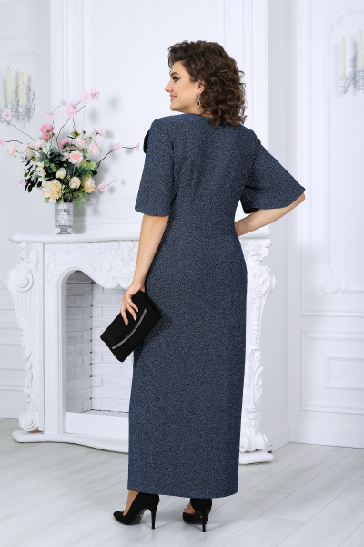 Платье Ninele 7481 светло-синий - фото 16