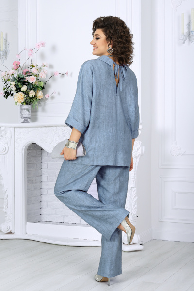 Блуза, брюки Ninele 7497 голубой - фото 17