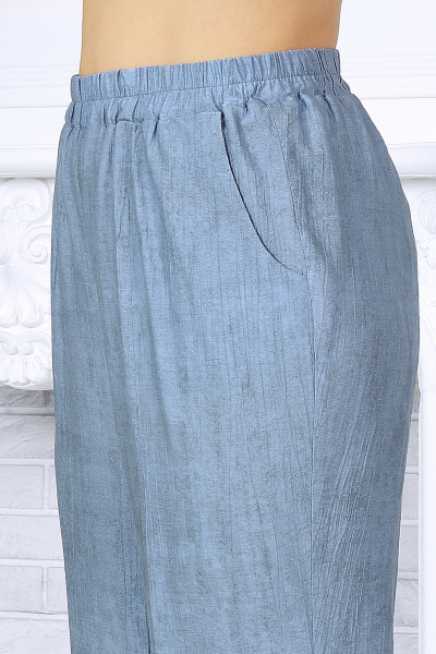 Блуза, брюки Ninele 7497 голубой - фото 20