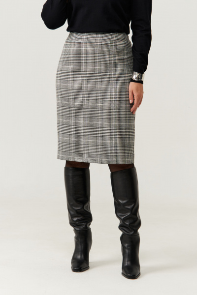 Юбка Панда 109850 черно-белый - фото 2