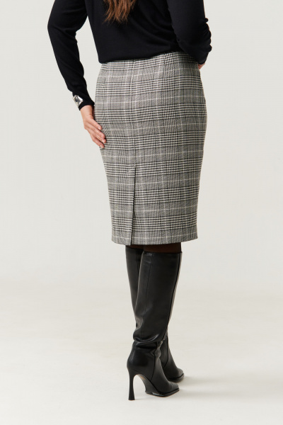 Юбка Панда 109850 черно-белый - фото 3