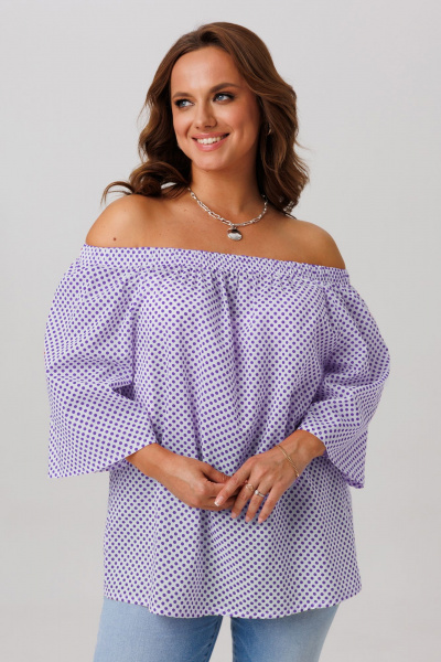 Блуза Anastasia 1252 фиолетовый - фото 1