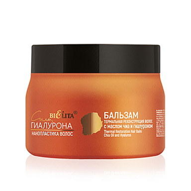 Бальзам-ополаскиватель Belita Сила Гиалурона-Бальзам "Термальная реконструкция волос" с маслом чиа и - фото 1