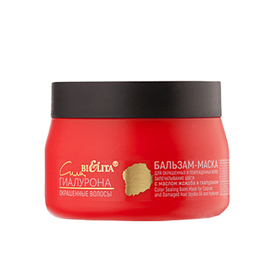 Бальзам-маска Belita Сила Гиалурона-Бальзам-маска д/ОКРАШЕН,волос<Запечатывание цвета> - фото 1