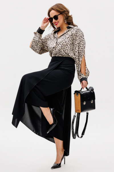 Брюки Anastasia 1258 черный - фото 7