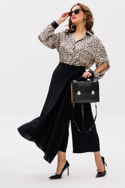 Брюки Anastasia 1258 черный - фото 1