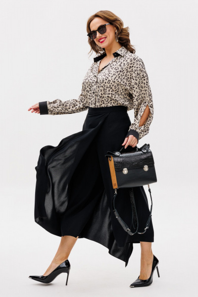 Брюки Anastasia 1258 черный - фото 4