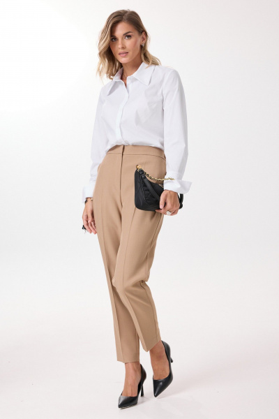 Брюки, жилет, рубашка Твой имидж 2181 кэмел - фото 3