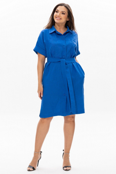 Платье Ma Сherie 4123 василек - фото 3
