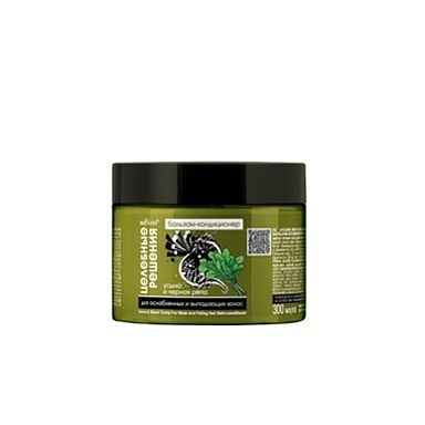 Бальзам-ополаскиватель Belita Целебные решения/Бальзам-кондиционер д/ослабл. и выпадающ,волос "Усьма - фото 1
