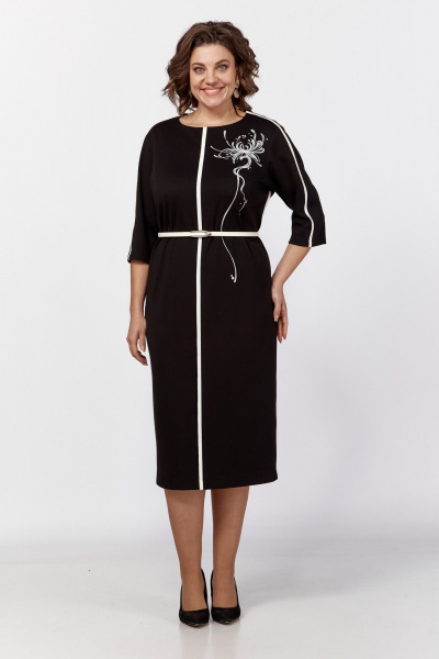 Платье ZigzagStyle 566 черный - фото 1