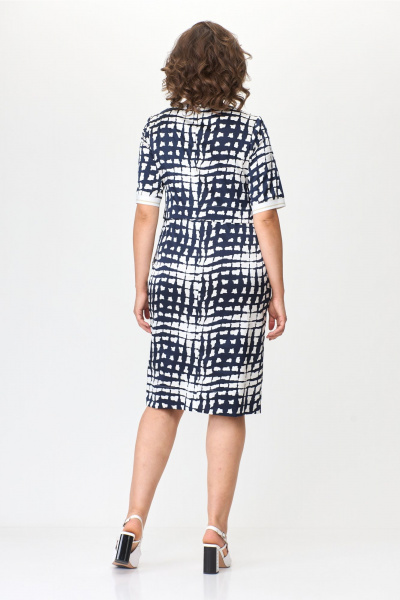 Платье Bonna Image 852 бело-синий - фото 5