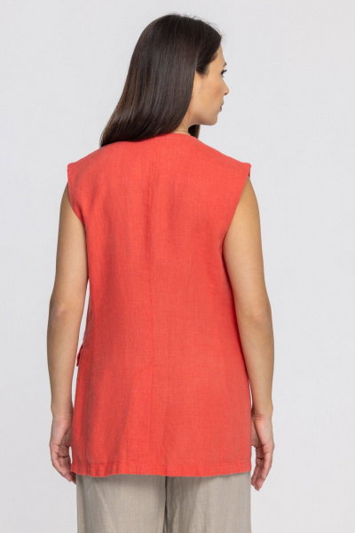 Жилет FASHION CENTRE Л-3967 коралловый - фото 9