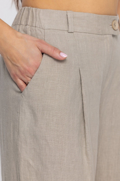 Брюки FASHION CENTRE Л-3968 песочный - фото 6