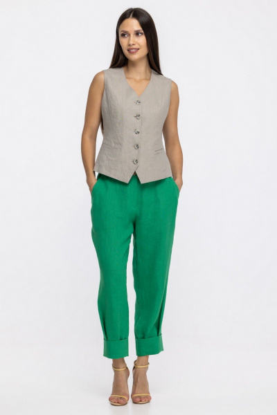 Жилет FASHION CENTRE Л-4042 песочный - фото 4