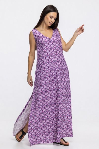 Платье FASHION CENTRE Л-4049 мультиколор - фото 3