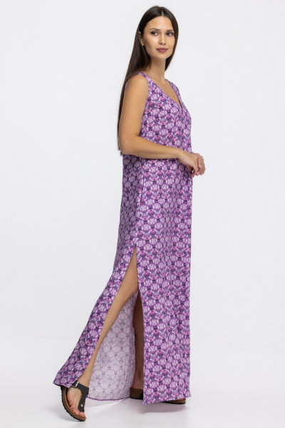 Платье FASHION CENTRE Л-4049 мультиколор - фото 2