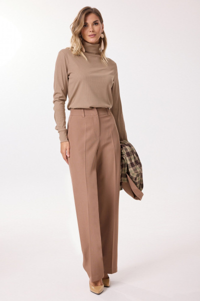 Брюки, джемпер, жакет Твой имидж 2225 кофейный - фото 2