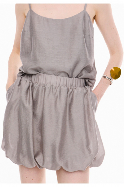 Юбка DEVITA 2022 серый - фото 4