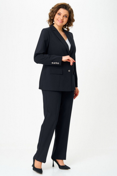 Брюки, жакет БелЭльСтиль 866-2_99_22+596-2_79_22 черный - фото 2