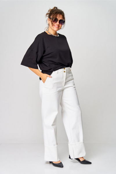 Брюки GRATTO 3122 белый - фото 8