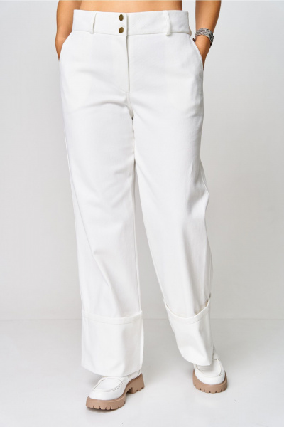 Брюки GRATTO 3122 белый - фото 4