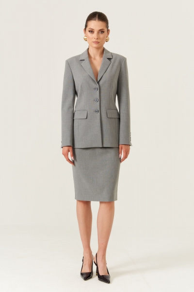 Жакет Панда 106030 серый - фото 5