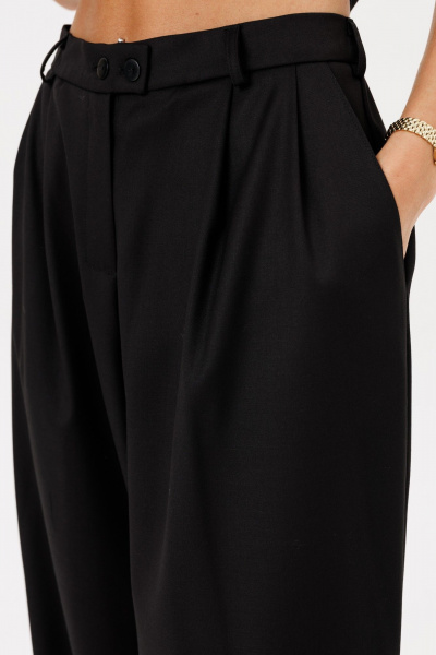 Брюки, жилет Ларс Стиль 1115 черный - фото 5