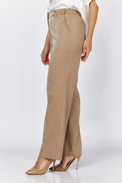 Брюки MALI 324-047 бежевый - фото 11